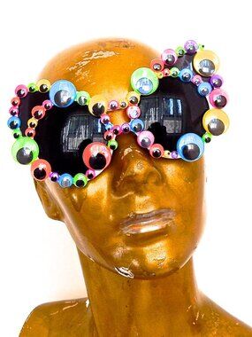 GASOLINE GLAMOUR PSYCHO BAZAAR FOXY SUNGLASSES 👀🌈💎